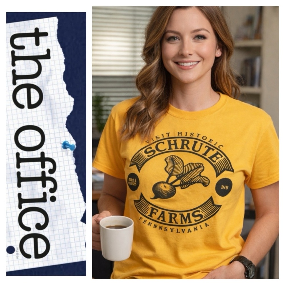 SCHRUTE FARMS Beets T-shirt The Office Dwight